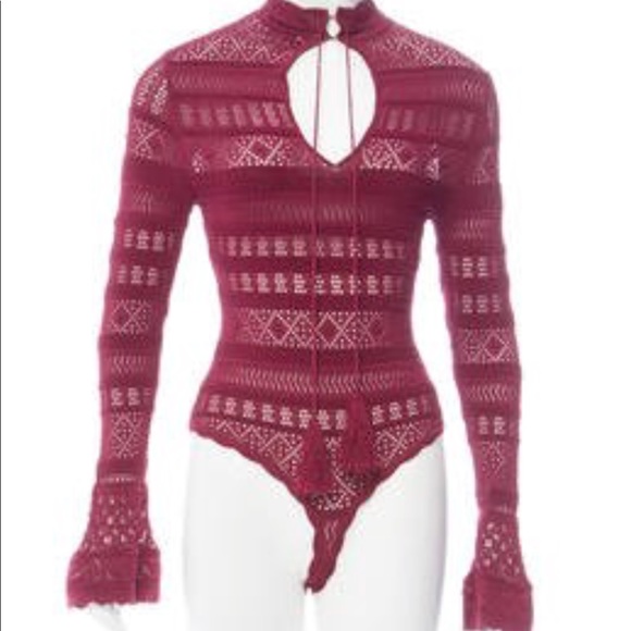 Ronny Kobo Collection Tops - Ronny Kobo Collection lace bodysuit NEW